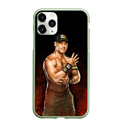 Чехол iPhone 11 Pro матовый Cena Jr, цвет: 3D-салатовый