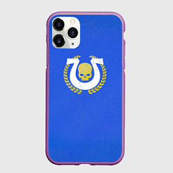 Чехол iPhone 11 Pro матовый Ультрамарины парадный вариант, цвет: 3D-фиолетовый
