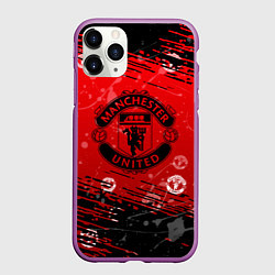 Чехол iPhone 11 Pro матовый Manchester United: Возвращения Ronaldo, цвет: 3D-фиолетовый