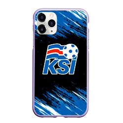 Чехол iPhone 11 Pro матовый KSI ICELAND - сборная, цвет: 3D-светло-сиреневый