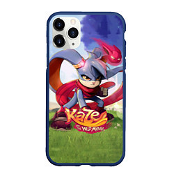 Чехол iPhone 11 Pro матовый Kaze and the Wild Masks, цвет: 3D-тёмно-синий