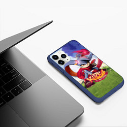 Чехол iPhone 11 Pro матовый Kaze and the Wild Masks, цвет: 3D-тёмно-синий — фото 2