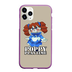 Чехол iPhone 11 Pro матовый Poppy Playtime, цвет: 3D-фиолетовый