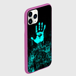 Чехол iPhone 11 Pro матовый WE KNOW NEON LOGO, цвет: 3D-фиолетовый — фото 2