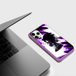 Чехол iPhone 11 Pro матовый SONIC DARK СОНИК, цвет: 3D-фиолетовый — фото 2