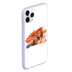 Чехол iPhone 11 Pro матовый Lockdown - Лилу Даллас, цвет: 3D-светло-сиреневый — фото 2