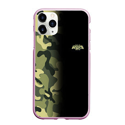Чехол iPhone 11 Pro матовый ARMA 3 MILITARY, цвет: 3D-розовый