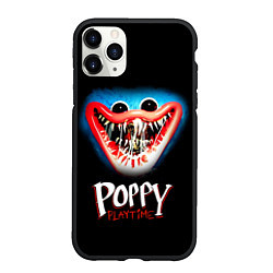 Чехол iPhone 11 Pro матовый Poppy Playtime: Huggy Wuggy, цвет: 3D-черный