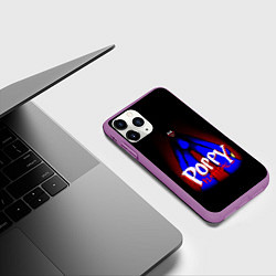Чехол iPhone 11 Pro матовый Высокий Хагги Вагги, цвет: 3D-фиолетовый — фото 2