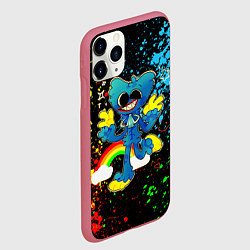 Чехол iPhone 11 Pro матовый Poppy Playtime, цвет: 3D-малиновый — фото 2