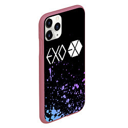 Чехол iPhone 11 Pro матовый EXO BAND - ЭХО, цвет: 3D-малиновый — фото 2