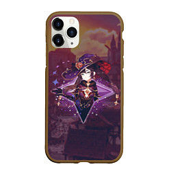 Чехол iPhone 11 Pro матовый Мона Мегистус в примогеме, цвет: 3D-коричневый