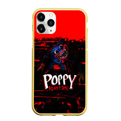 Чехол iPhone 11 Pro матовый Poppy Playtime, цвет: 3D-желтый