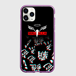 Чехол iPhone 11 Pro матовый Tokyo Revengers Valhalla Glitch, цвет: 3D-фиолетовый