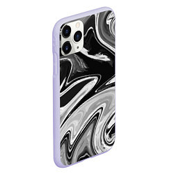 Чехол iPhone 11 Pro матовый Abstraction vanguard, цвет: 3D-светло-сиреневый — фото 2