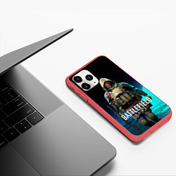 Чехол iPhone 11 Pro матовый Battlefield 2042 - Ирландец, цвет: 3D-красный — фото 2
