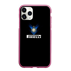 Чехол iPhone 11 Pro матовый Forza Neradzzurri, цвет: 3D-малиновый