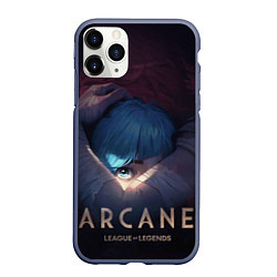 Чехол iPhone 11 Pro матовый Arcane: League of Legends, цвет: 3D-серый