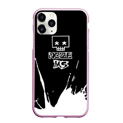 Чехол iPhone 11 Pro матовый Noize MC Нойз МС, цвет: 3D-розовый