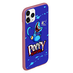 Чехол iPhone 11 Pro матовый Poppy Playtime, цвет: 3D-малиновый — фото 2