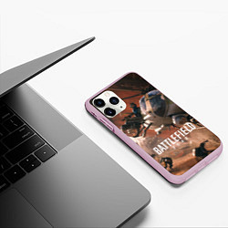 Чехол iPhone 11 Pro матовый Battlefield 2042 - Боевой отряд, цвет: 3D-розовый — фото 2