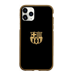 Чехол iPhone 11 Pro матовый Golden Barca, цвет: 3D-коричневый