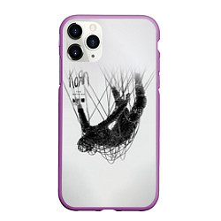 Чехол iPhone 11 Pro матовый The Nothing - Korn, цвет: 3D-фиолетовый