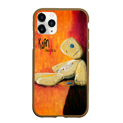 Чехол iPhone 11 Pro матовый Issues - Korn, цвет: 3D-коричневый