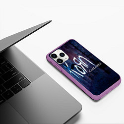 Чехол iPhone 11 Pro матовый Collected - Korn, цвет: 3D-фиолетовый — фото 2