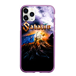 Чехол iPhone 11 Pro матовый Primo Victoria - Sabaton, цвет: 3D-фиолетовый