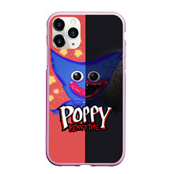 Чехол iPhone 11 Pro матовый POPPY PLAYTIME: TWO SIDES, цвет: 3D-розовый