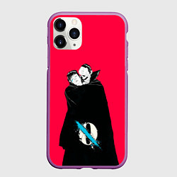 Чехол iPhone 11 Pro матовый Like clocwork, цвет: 3D-фиолетовый