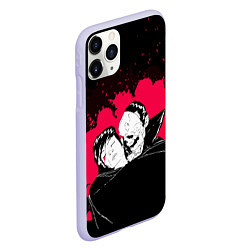 Чехол iPhone 11 Pro матовый Dance whith death, цвет: 3D-светло-сиреневый — фото 2