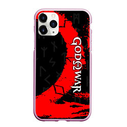 Чехол iPhone 11 Pro матовый GOD OF WAR СИМВОЛ КРАТОСА, цвет: 3D-розовый