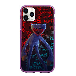 Чехол iPhone 11 Pro матовый HUGGY WUGGY, цвет: 3D-фиолетовый