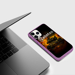 Чехол iPhone 11 Pro матовый SABATON - Steel Commanders, цвет: 3D-фиолетовый — фото 2