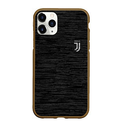 Чехол iPhone 11 Pro матовый Juventus Asphalt theme, цвет: 3D-коричневый