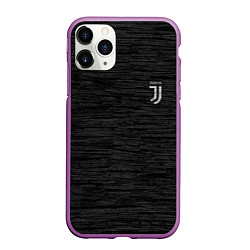 Чехол iPhone 11 Pro матовый Juventus Asphalt theme, цвет: 3D-фиолетовый