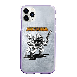 Чехол iPhone 11 Pro матовый LARD NPC IRON, цвет: 3D-светло-сиреневый