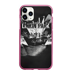 Чехол iPhone 11 Pro матовый A Thousand Suns: Puerta De Alcala - Linkin Park, цвет: 3D-малиновый