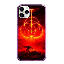 Чехол iPhone 11 Pro матовый Алое Пламя и Рыцарь ER, цвет: 3D-фиолетовый