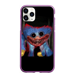 Чехол iPhone 11 Pro матовый POPPY PLAYTIME КРОВОЖАДНЫЙ ХАГГИ ВАГГИ, цвет: 3D-фиолетовый