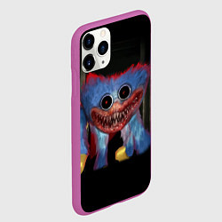 Чехол iPhone 11 Pro матовый POPPY PLAYTIME КРОВОЖАДНЫЙ ХАГГИ ВАГГИ, цвет: 3D-фиолетовый — фото 2
