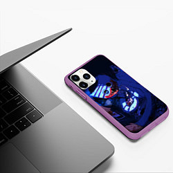 Чехол iPhone 11 Pro матовый POPPY PLAYTIME BLUE ПОППИ ПЛЕЙТАЙМ, цвет: 3D-фиолетовый — фото 2