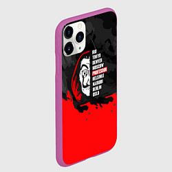 Чехол iPhone 11 Pro матовый La Casa de Papel Professor, цвет: 3D-фиолетовый — фото 2