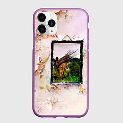 Чехол iPhone 11 Pro матовый Led Zeppelin IV - четвёртый студийный альбом, цвет: 3D-фиолетовый