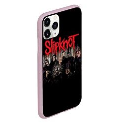 Чехол iPhone 11 Pro матовый Slipknot 5: The Gray Chapter, цвет: 3D-розовый — фото 2