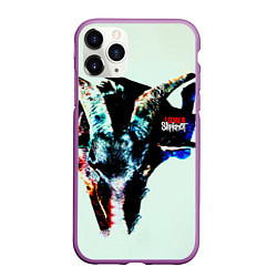 Чехол iPhone 11 Pro матовый Iowa - Slipknot, цвет: 3D-фиолетовый