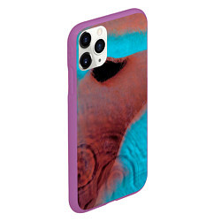 Чехол iPhone 11 Pro матовый Meddle - Pink Floyd, цвет: 3D-фиолетовый — фото 2