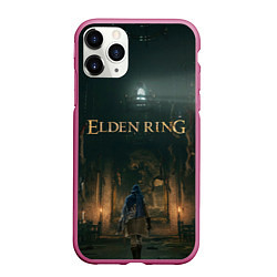 Чехол iPhone 11 Pro матовый Elden Ring - логово, цвет: 3D-малиновый